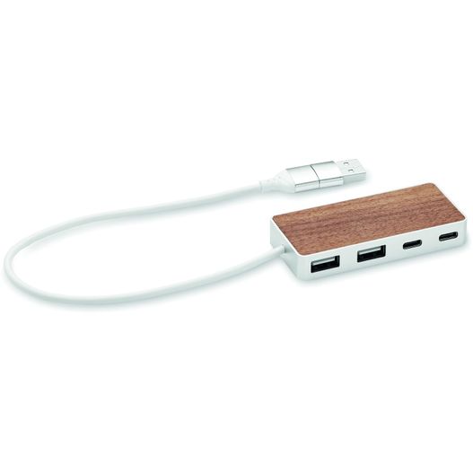 Produktabbildung 4 Port USB-Hub UBAH 4 Port USB-Hub UBAH (Bild 1)