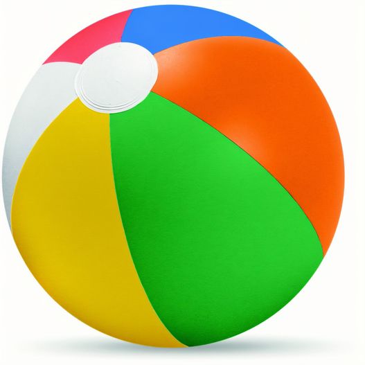 eine bunte strandkugel auf weißem hintergrund Wasserball PLAYTIME (Bild 1)