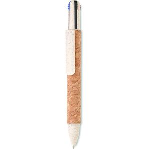 4-Farb-Kugelschreiber Kork ARBOCHO