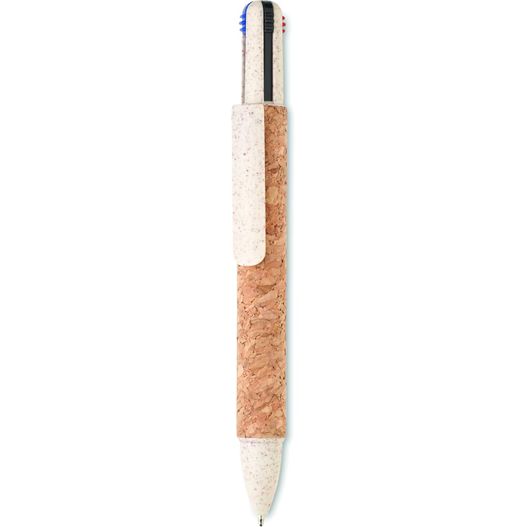 Produktabbildung 4-Farb-Kugelschreiber Kork ARBOCHO 4-Farb-Kugelschreiber Kork ARBOCHO (Bild 1)