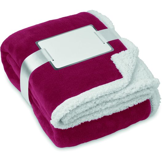 Coral Fleece Decke ZERMATT (Bild 1)