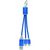 4in1 Ladekabel Typ C BLUE