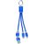 4in1 Ladekabel Typ C BLUE (Bild 2)