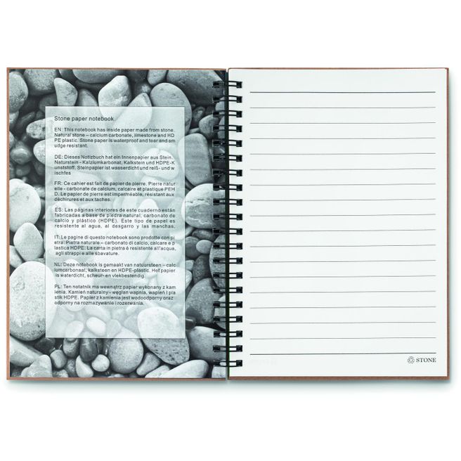 Produktabbildung Mineralpapier Notizbuch PIEDRA Mineralpapier Notizbuch PIEDRA