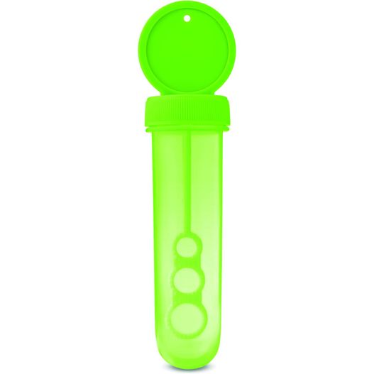 eine grüne plastikwasserflasche mit grünem deckel Seifenblasen-Stift SOPLA (Bild 1)