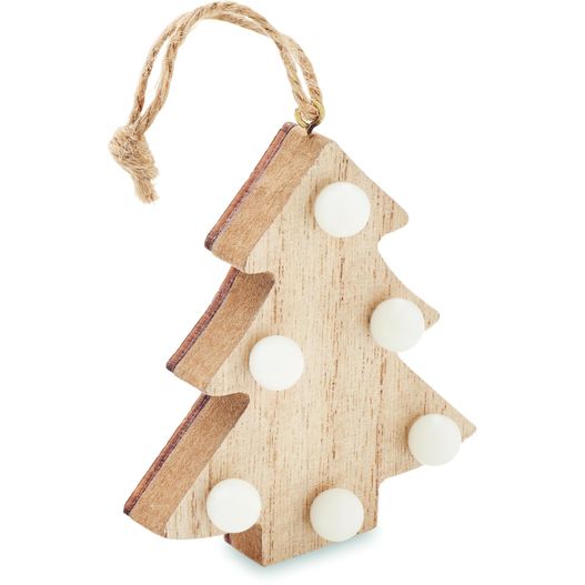 Anhänger aus Holz mit LED LULIE (Bild 1)