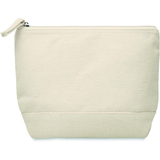 ein weißer beutel mit einem reißverschluss darauf Kosmetiktasche KLEUREN (Bild 1)