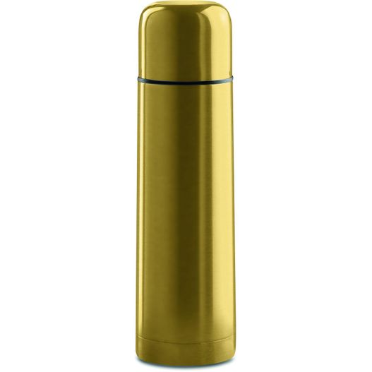 eine goldene thermoflasche mit deckel Isolierkanne CHAN (Bild 1)