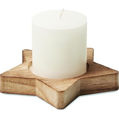 Kerze mit Halter LOTUS