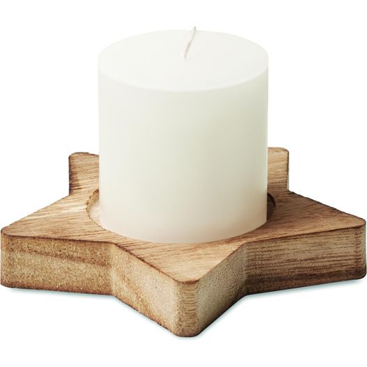 Kerze mit Halter LOTUS (Bild 1)