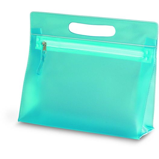blaue kunststofftasche mit griff Transparente Kosmetiktasche MOONLIGHT (Bild 1)