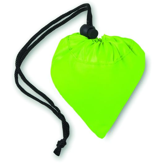 eine grüne tasche mit einer schwarzen saite darauf Faltbare Einkaufstasche FRESA (Bild 1)