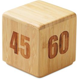 Zeitwürfel Bambus CURT