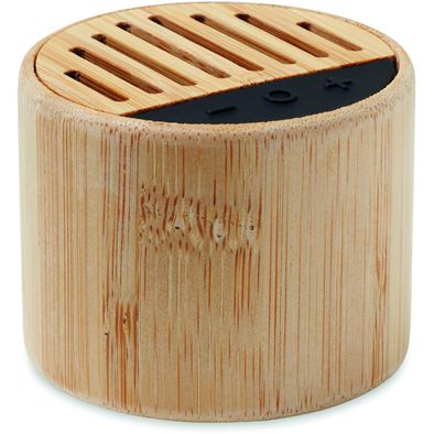 Wireless Lautsprecher Bambus ROUND LUX