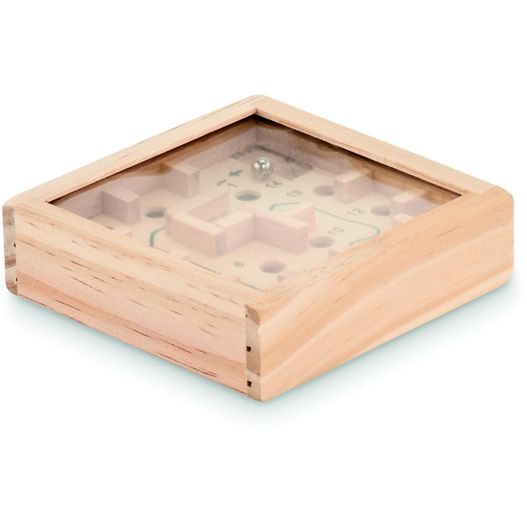 eine holzbox mit einem spiel darin Holz Labyrinth ZUKY (Bild 1)