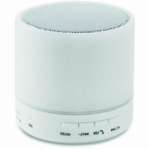 Wireless Lautsprecher LED ROUND WHITE