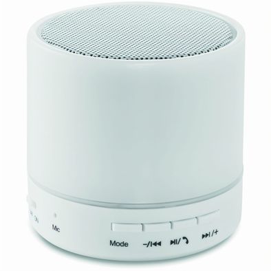 Produktabbildung Wireless Lautsprecher LED ROUND WHITE Wireless Lautsprecher LED ROUND WHITE