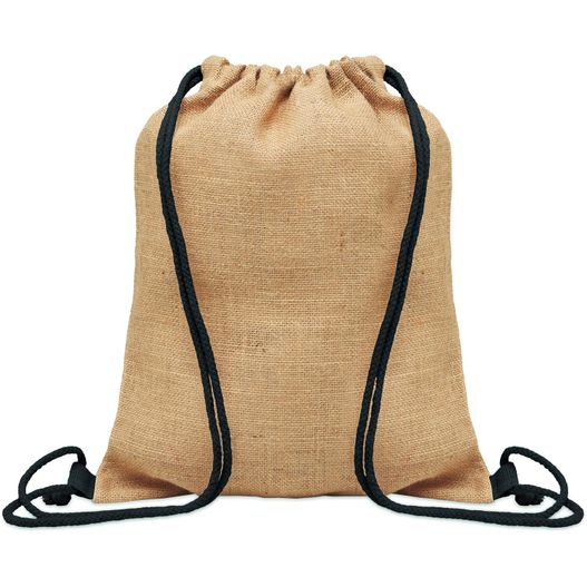 Jute Beutel mit Kordelzug FUKURO (Bild 1)