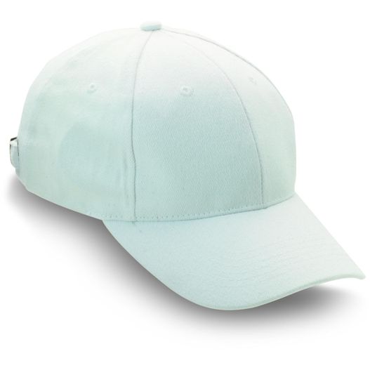 eine baseballkappe mit einem weißen visier auf weißem hintergrund Baseball Kappe 6 Panels KC1464-0 NATUPRO (Bild 1)