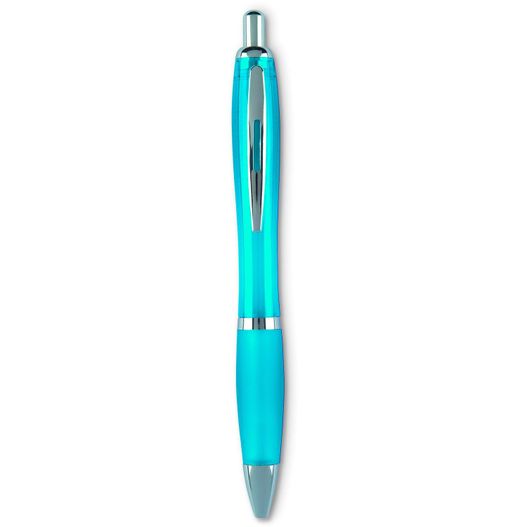 ein stift mit einem blauen körper und silbernen trimm Rio Colour Kugelschreiber RIOCOLOUR (Bild 1)