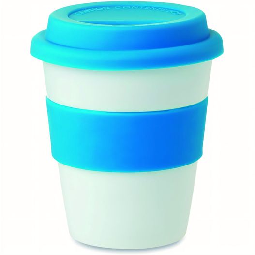 PP Becher mit Silikon-Deckel ASTORIA (Bild 1)
