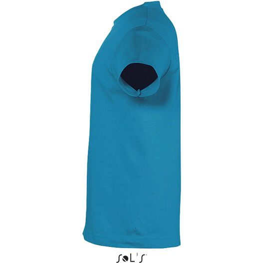 eine blaue kapuze auf weißem hintergrund REGENT KINDERT-SHIRT 150g REGENT KIDS (Bild 1)
