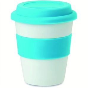 PP Becher mit Silikon-Deckel ASTORIA