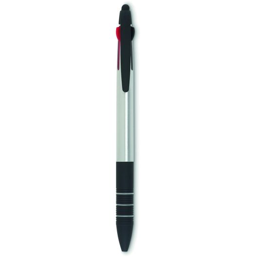 ein stift mit schwarzer spitze und roter spitze 3-Farb-Kugelschreiber/Stylus MULTIPEN (Bild 1)