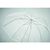 Transparenter Regenschirm 23" (⌀ 102cm), gebogener Griff. GOTA (Bild 4)