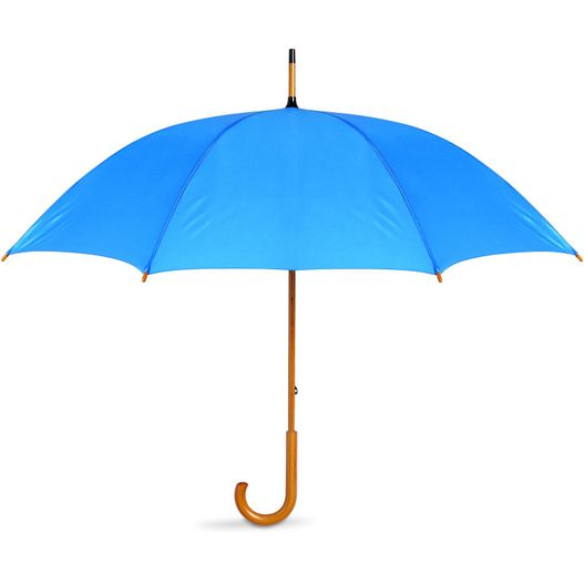 blauer regenschirm mit holzgriff Regenschirm mit Holzgriff CALA (Bild 1)