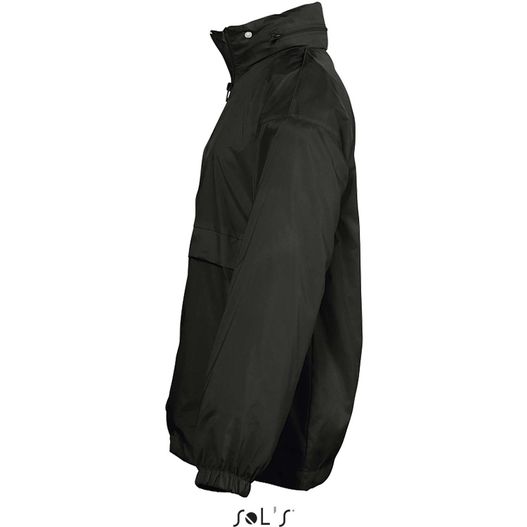 eine schwarze jacke mit kapuze darauf SURF KIDS WINDBREAKER 210g SURF KIDS (Bild 1)