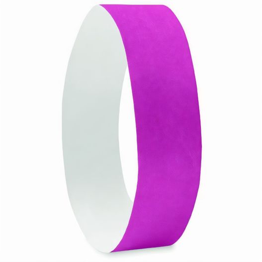 eine lila und weiße band auf weißem hintergrund Tyvek® Event Armband TYVEK (Bild 1)