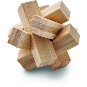 Holzpuzzle/Gehirnjogging Bambus CUBENATS