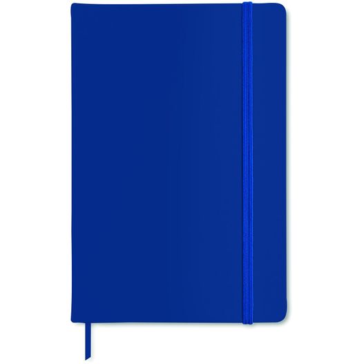 ein blaues notizbuch mit einem bleistift oben DIN A6 Notizbuch, liniert NOTELUX (Bild 1)