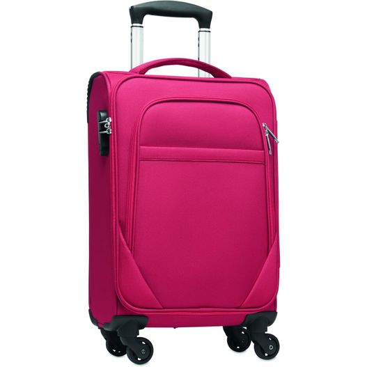 ein rosa koffer mit rädern auf weißem hintergrund Soft-Trolley 600D RPET VOYAGE (Bild 1)