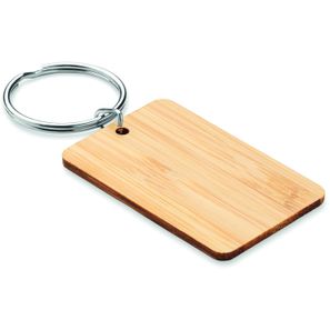Schlüsselring Bambus, eckig ANGLEBOO