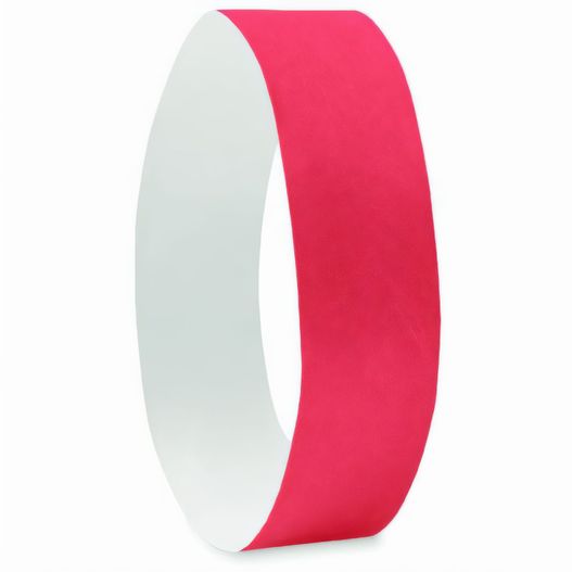 eine rosa und weiße band auf weißem hintergrund Tyvek® Event Armband TYVEK (Bild 1)