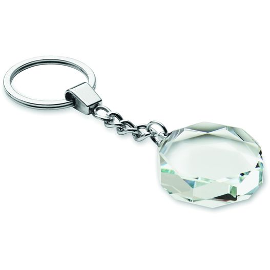 Schlüsselanhänger Glas rund ROUNDWARD (Bild 1)