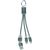 4in1 Ladekabel Typ C BLUE