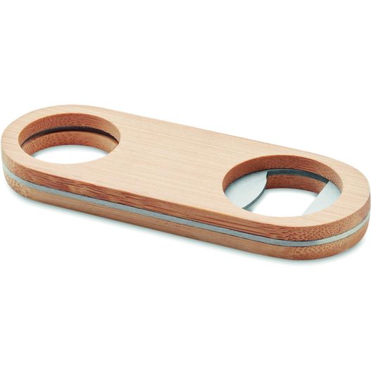 ein holzflaschenöffner mit metallgriff Kapselheber Bambus VALBAMPER (Bild 1)