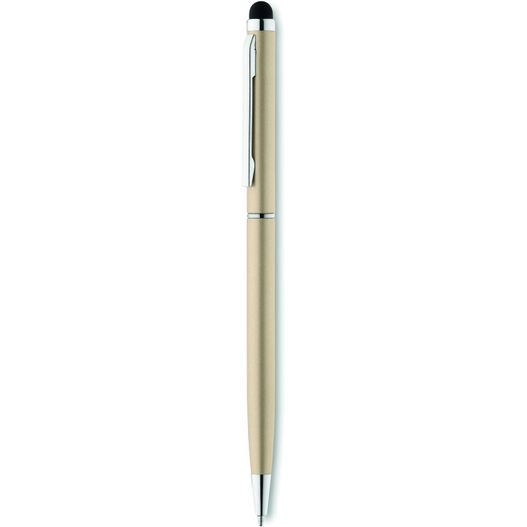 ein stift mit einer metallspitze und einem holzkörper Drehkugelschreiber NEILO TOUCH (Bild 1)