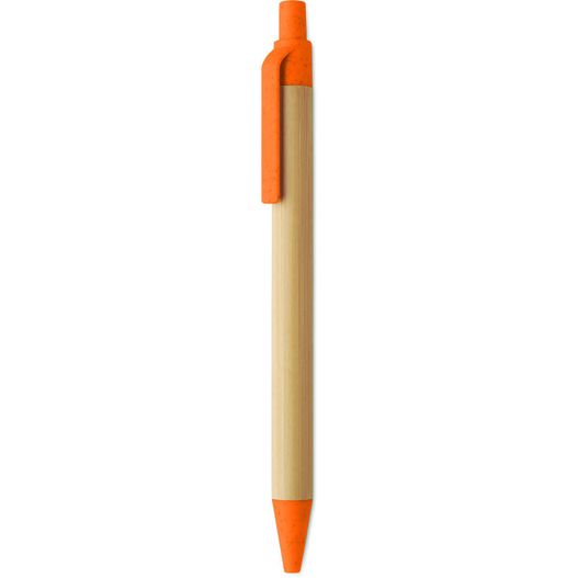 Druckkugelschreiber mit Bambus ITEA COLOUR (Bild 1)