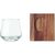 Glas mit Untersetzer DRINKS (Bild 2)