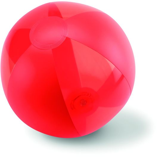 eine rote kugel mit einem loch in der mitte Wasserball AQUATIME (Bild 1)