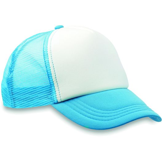 ein weißer und blauer hut mit blauem rand Truckers Cap TRUCKER CAP (Bild 1)