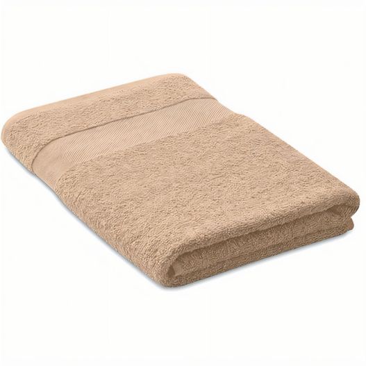 ein handtuch auf einer weißen oberfläche aufgefaltet Handtuch Organic Cotton PERRY (Bild 1)