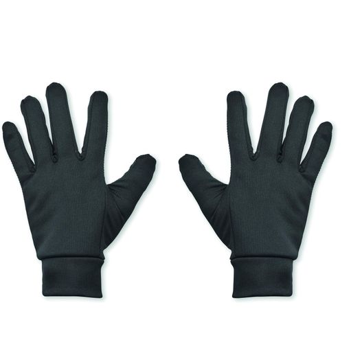 ein paar schwarzer handschuhe auf weißem hintergrund Touchscreen Sporthandschuhe LESPORT (Bild 1)