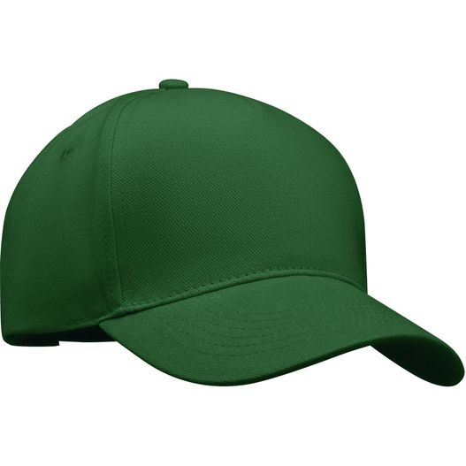 eine grüne baseballkappe mit weißem hintergrund Baseball Kappe 5 Panels LONG BEACH SINGA (Bild 1)