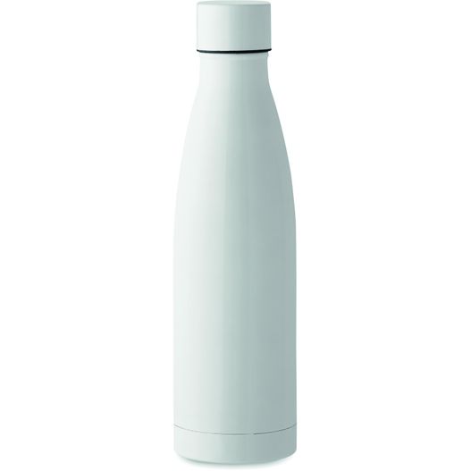 eine weiße flasche mit schwarzem deckel Edelstahl Isolierflasche 500ml BELO BOTTLE (Bild 1)