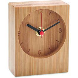 Produktabbildung Tischuhr aus Bambus CLAMBU Tischuhr aus Bambus CLAMBU